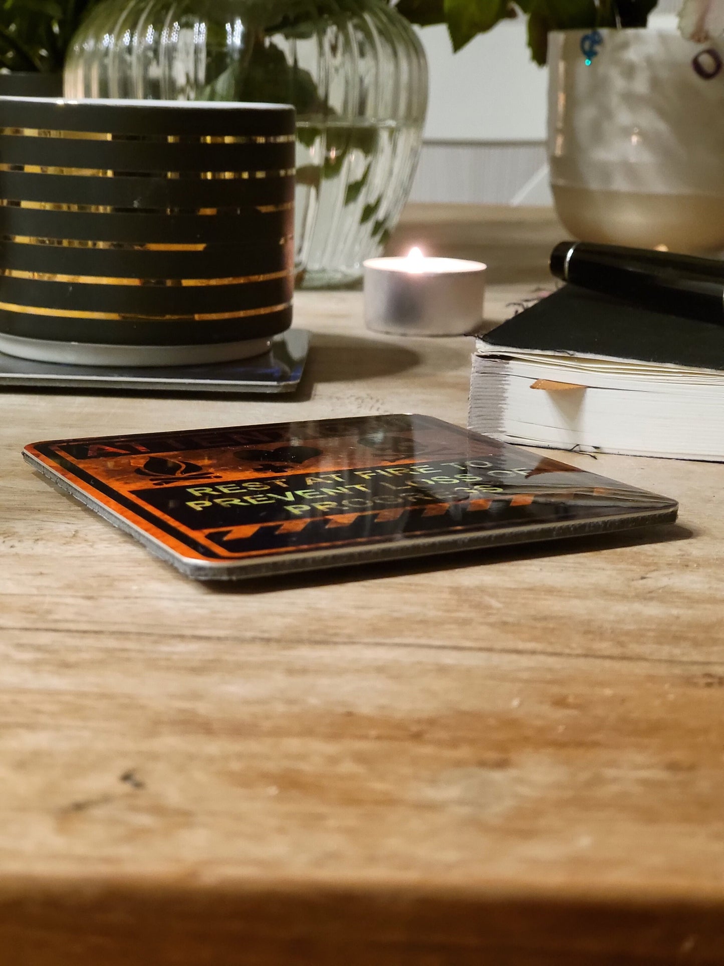 Gamer Save Metal Coaster