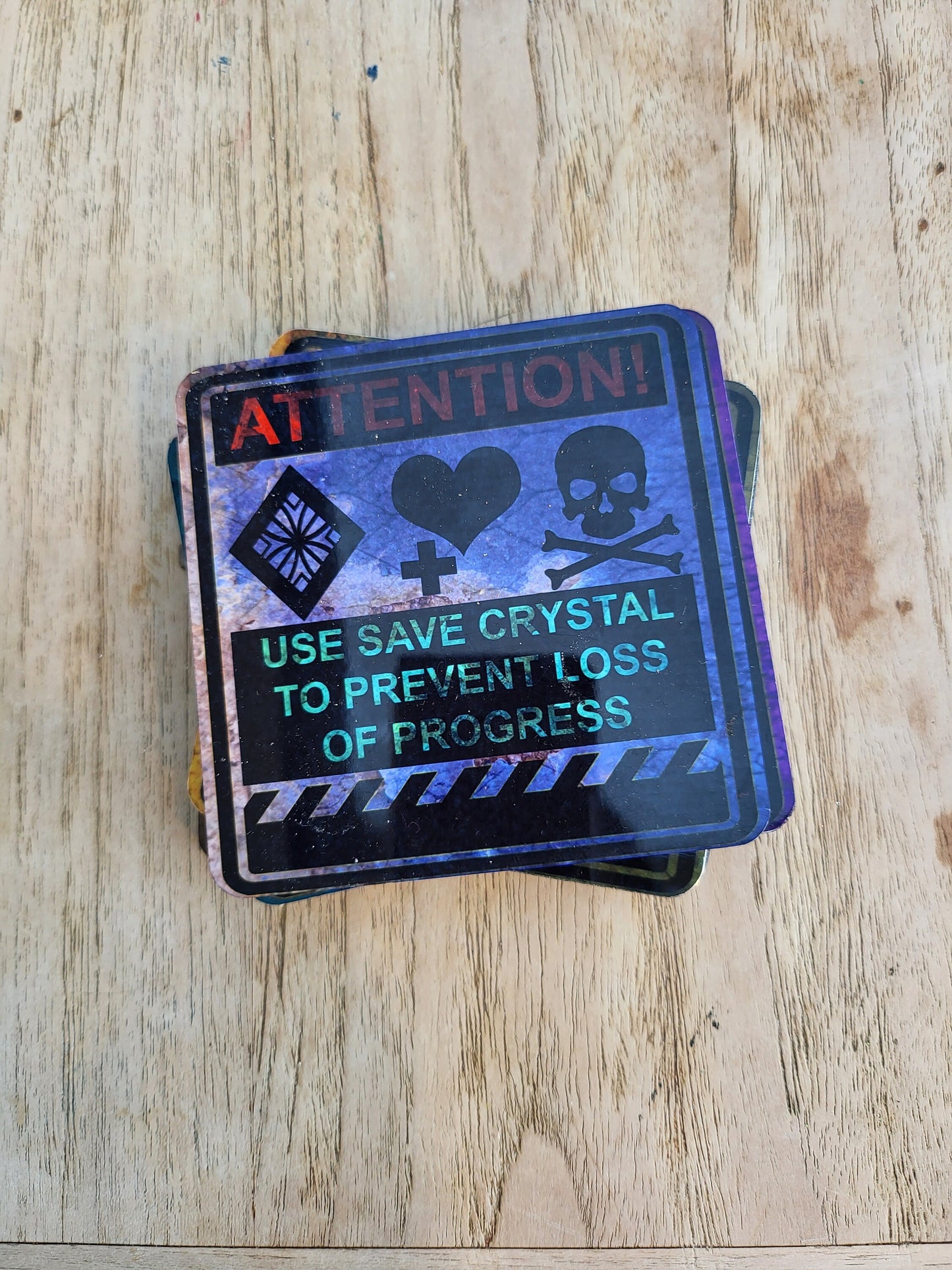 IRL Save Game Metal Gamer Coaster
