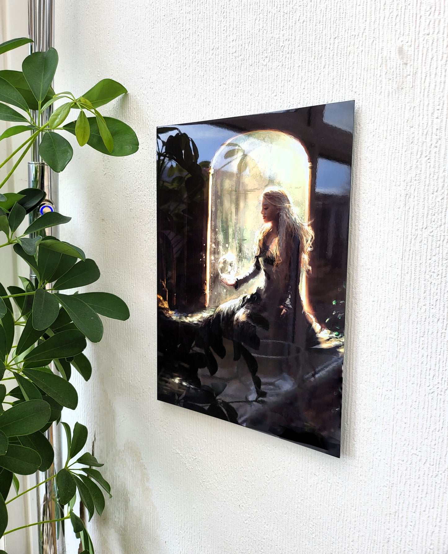 Elder Magic of the High Elves - Magnetic Metal Print