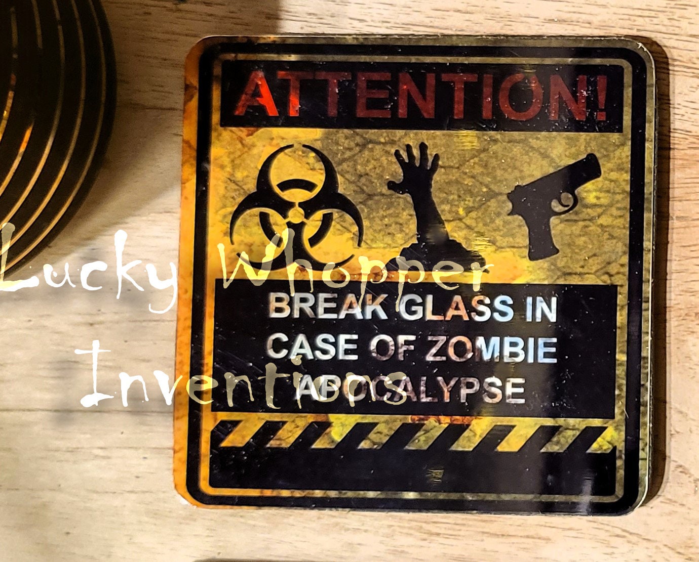 Zombie Apocalypse Metal Coasters