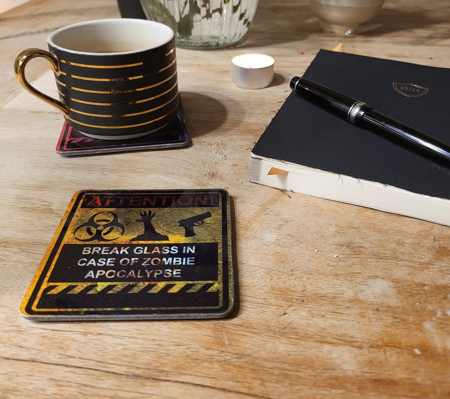 Zombie Apocalypse Metal Coasters