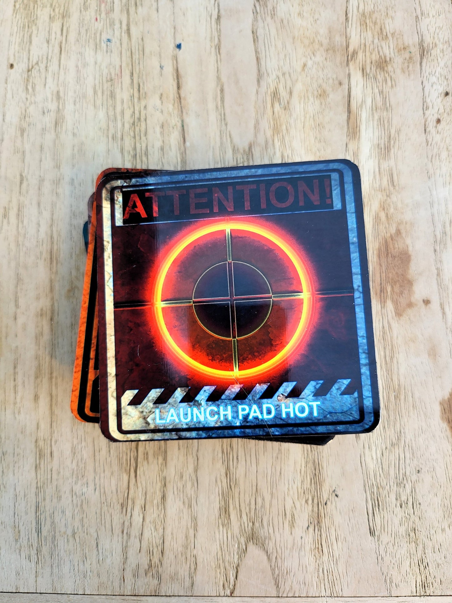 Rocket Launchpad Metal Coasters