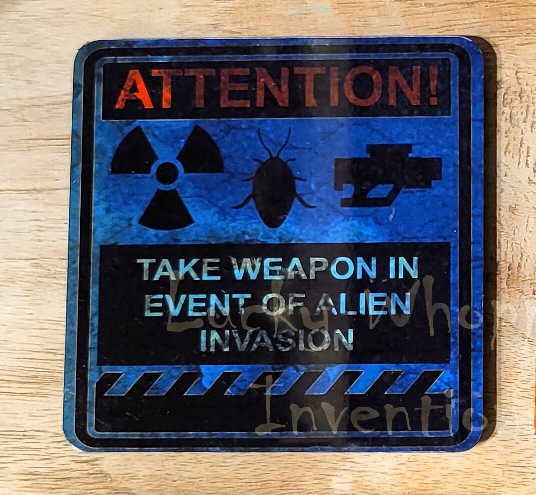 Alien Invasion Metal Coaster