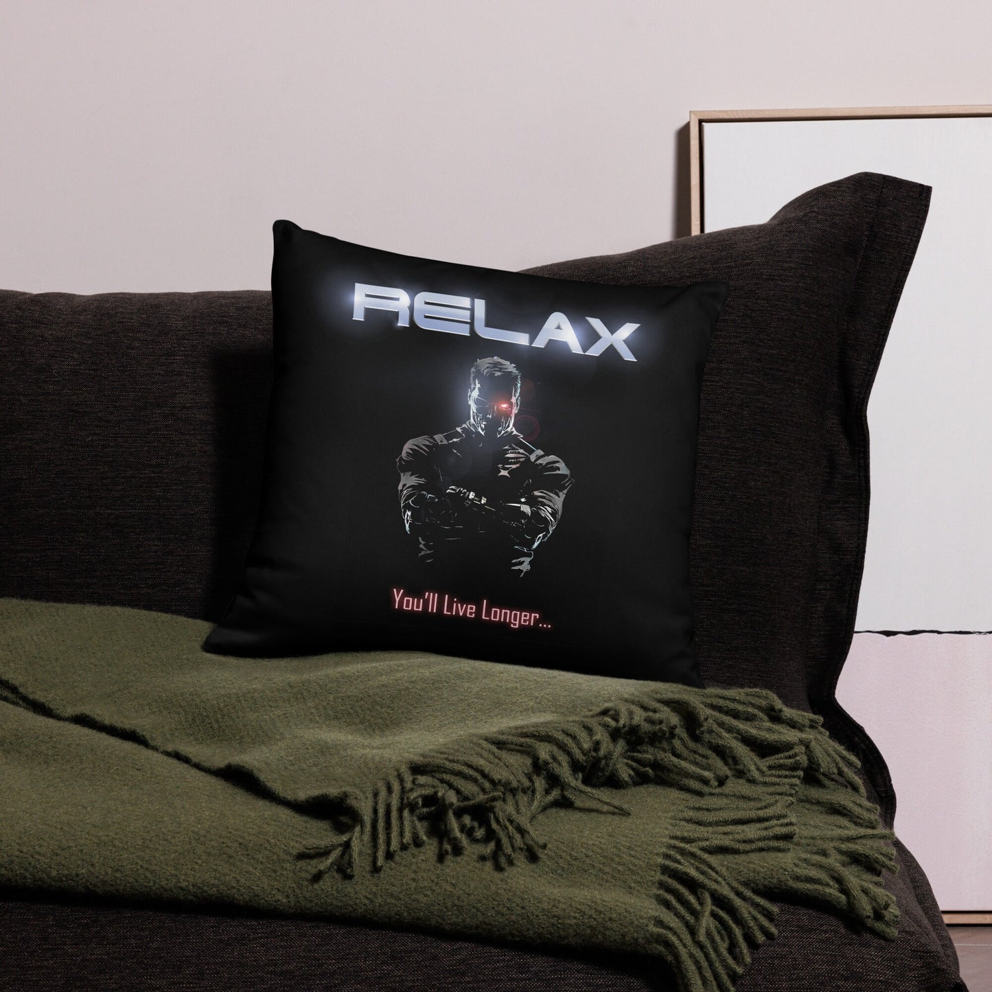 Retro Terminator Cushion Cover