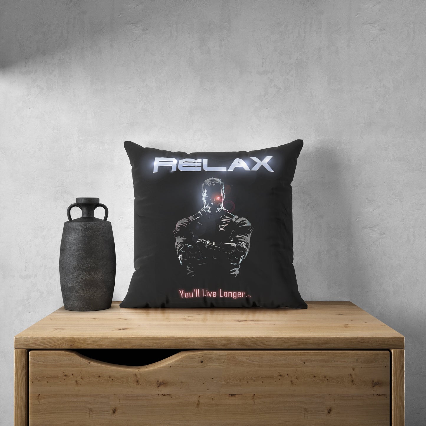 Retro Terminator Cushion Cover